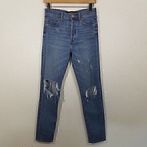 Express Vintage Skinny Ankle High RIse Button Fly Jeans 0r